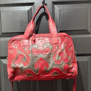 Leaders in Leather Red Women's Bag
